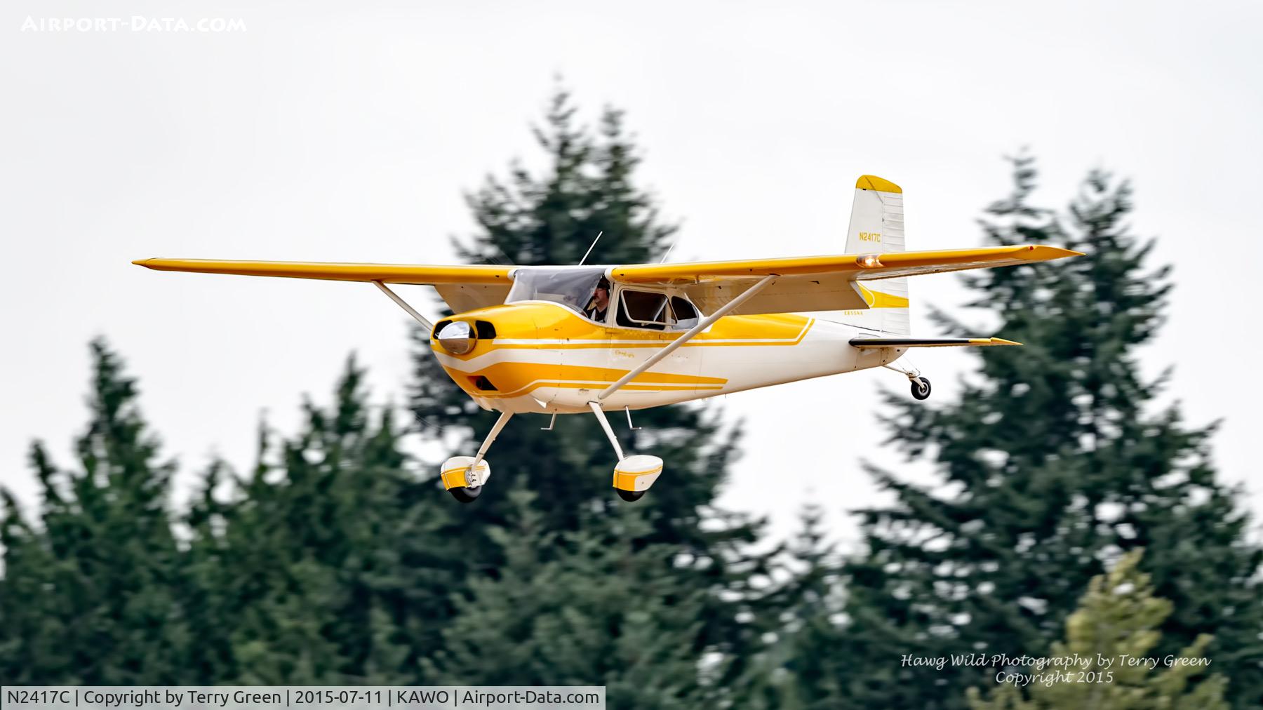 N2417C, 1954 Cessna 180 C/N 30717, 2015 Arlington Fly In