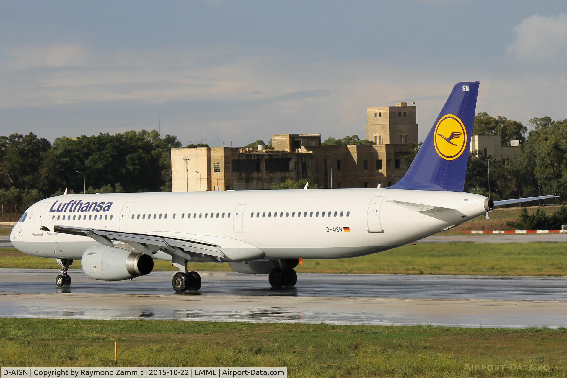 D-AISN, 2008 Airbus A321-231 C/N 3592, A321 D-AISN Lufthansa
