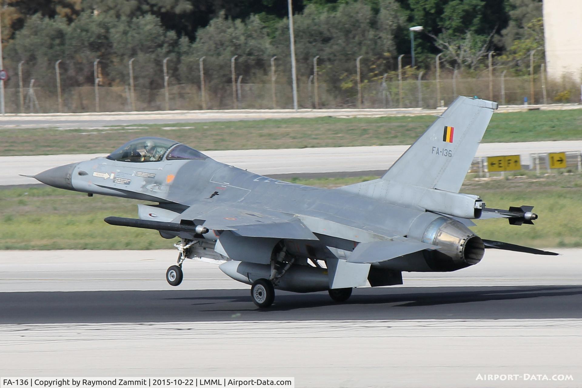 FA-136, SABCA F-16AM Fighting Falcon C/N 6H-136, F-16AM Fighting Falcon FA-136 Belgian Air Force