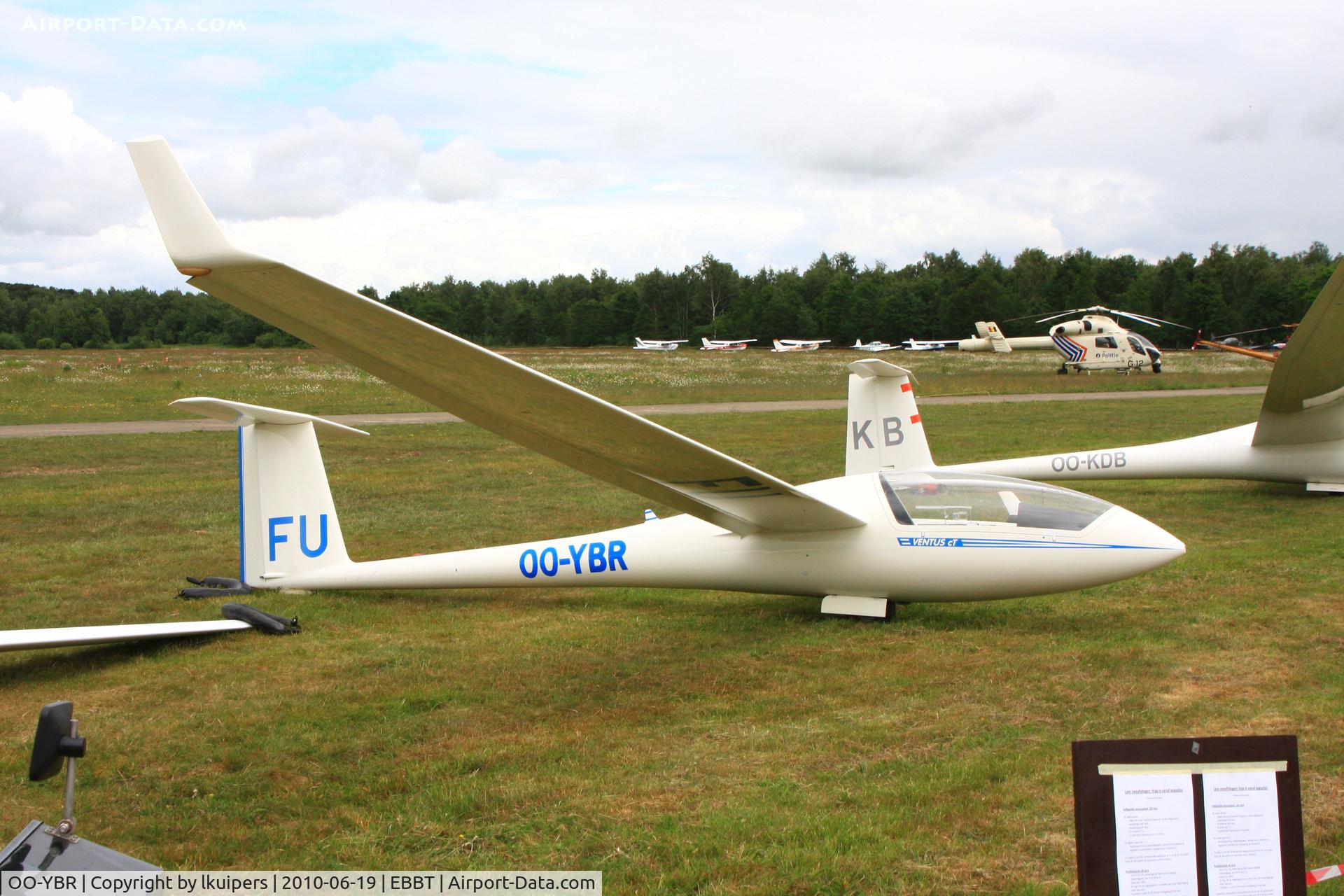 OO-YBR, 1986 Schempp-Hirth Ventus cT C/N 78/317, In June 2010 was a small fly-in at Brasschaat, where this Ventus CT was present