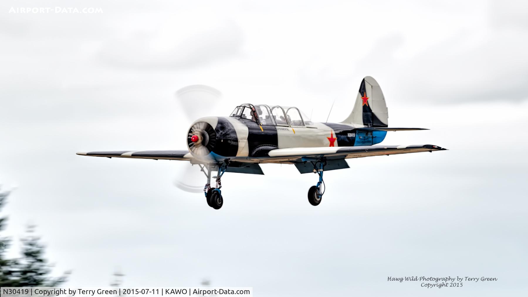 N30419, 1981 Yakovlev (Aerostar) Yak-52 C/N 811114, 2015 Arlington Fly In