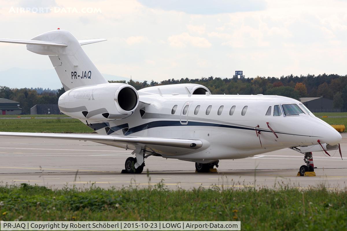 PR-JAQ, 1999 Cessna 750 Citation X Citation X C/N 750-0060, PR-JAQ @ LOWG