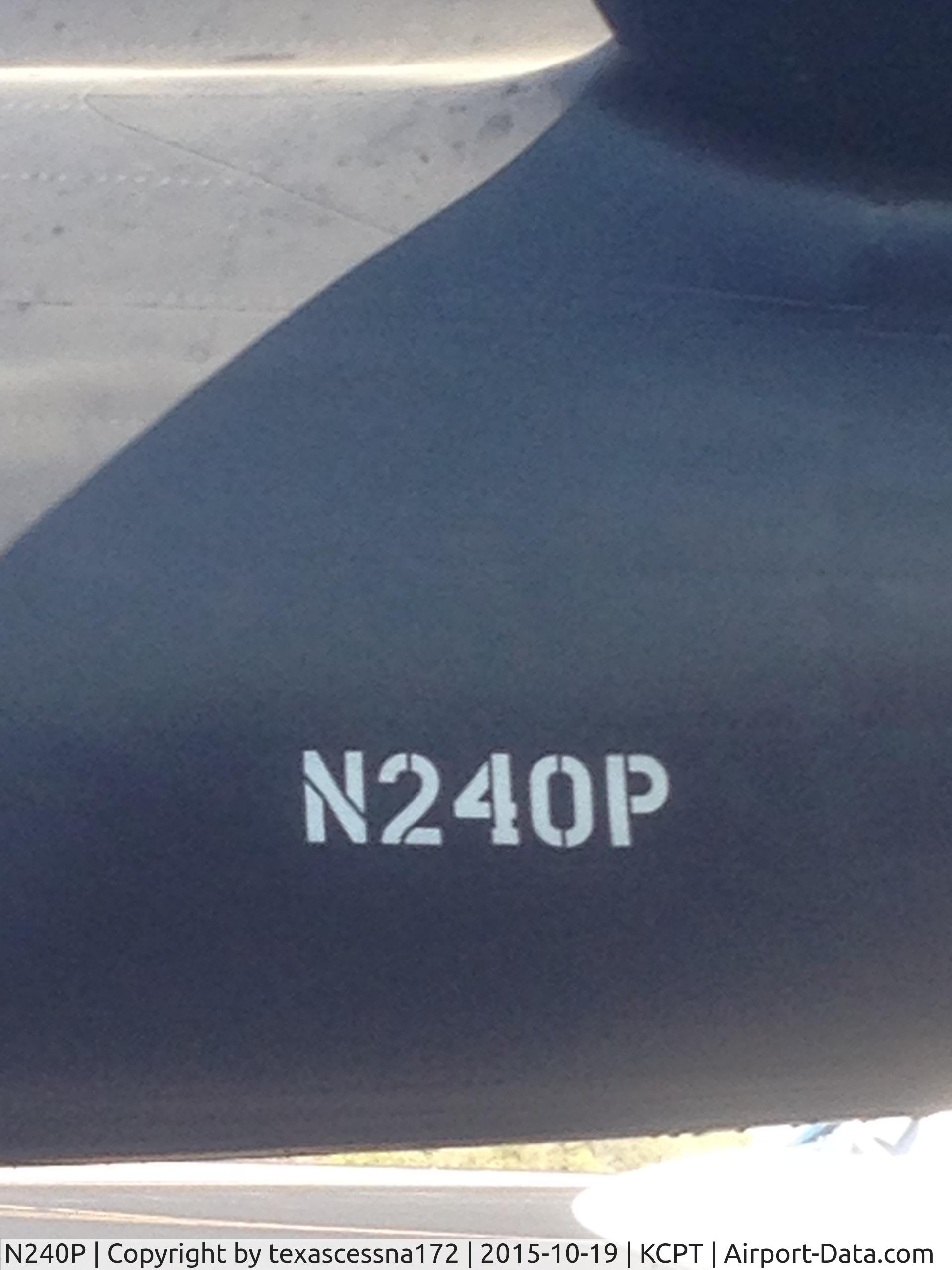 N240P, 1943 Douglas A-26B Invader C/N 7140, Parked on the ramp at Cleburne Municipal Airport