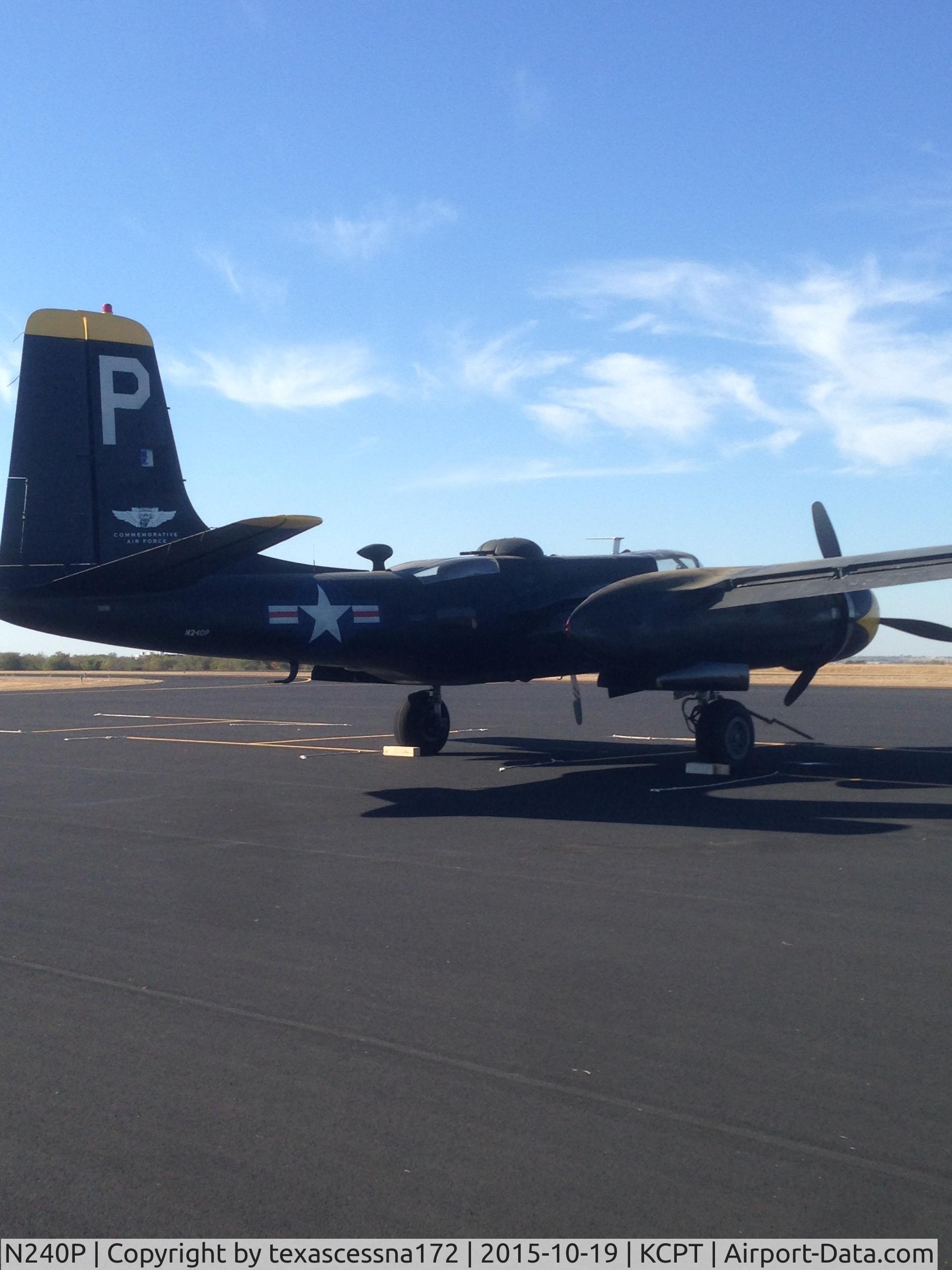 N240P, 1943 Douglas A-26B Invader C/N 7140, At KCPT on October 19, 2015