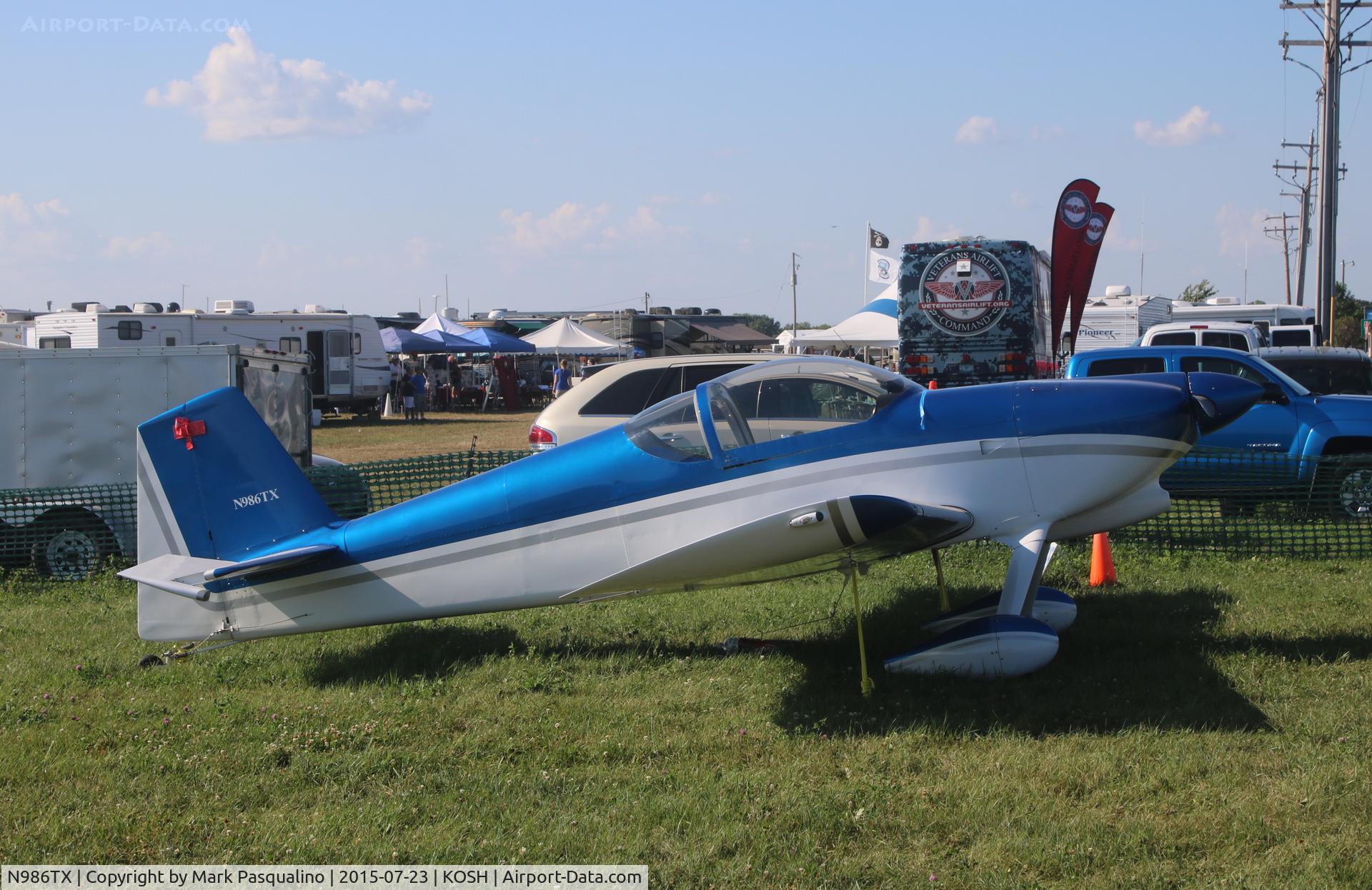 N986TX, Vans RV-6 C/N 25149, Vans RV-6