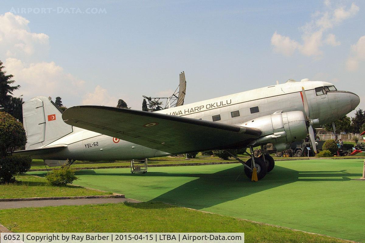 6052, 1943 Douglas C-47A Skytrain C/N 13877, 6052  Douglas DC-3C-47A-DL [13877] (Turkish Air Force) Istanbul-Ataturk~TC 15/04/2015. Unmarked only code.