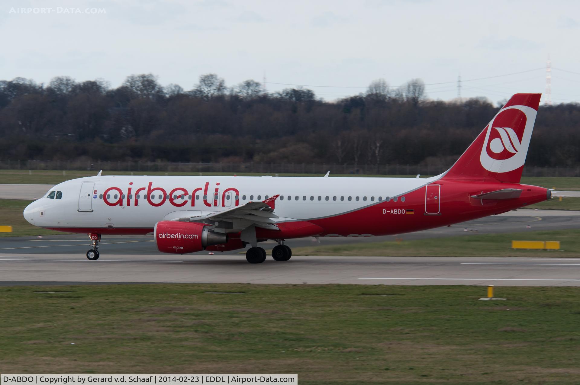 D-ABDO, 2007 Airbus A320-214 C/N 3055, Düsseldorf, Februari 2014