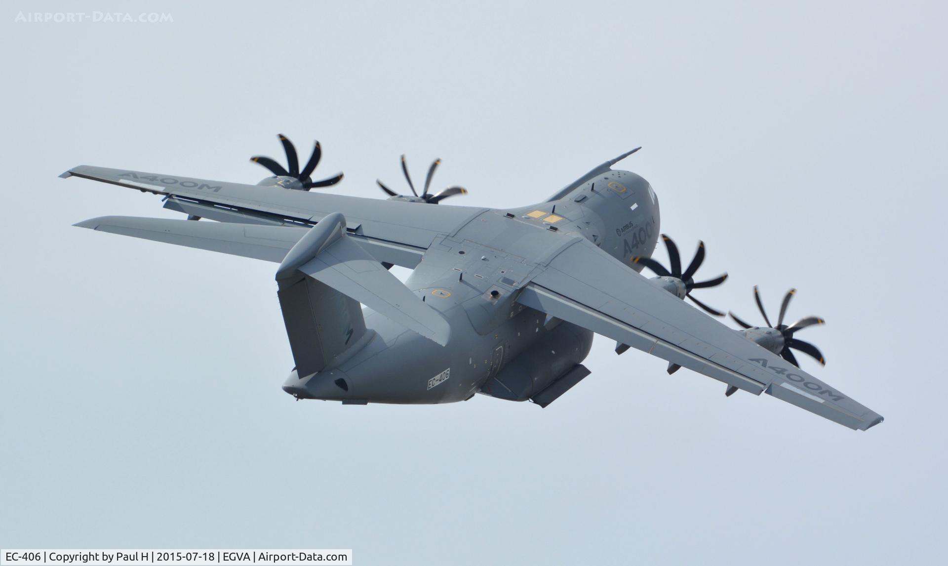 EC-406, 2011 Airbus A400M-180 Atlas C/N 006, At RIAT 2015