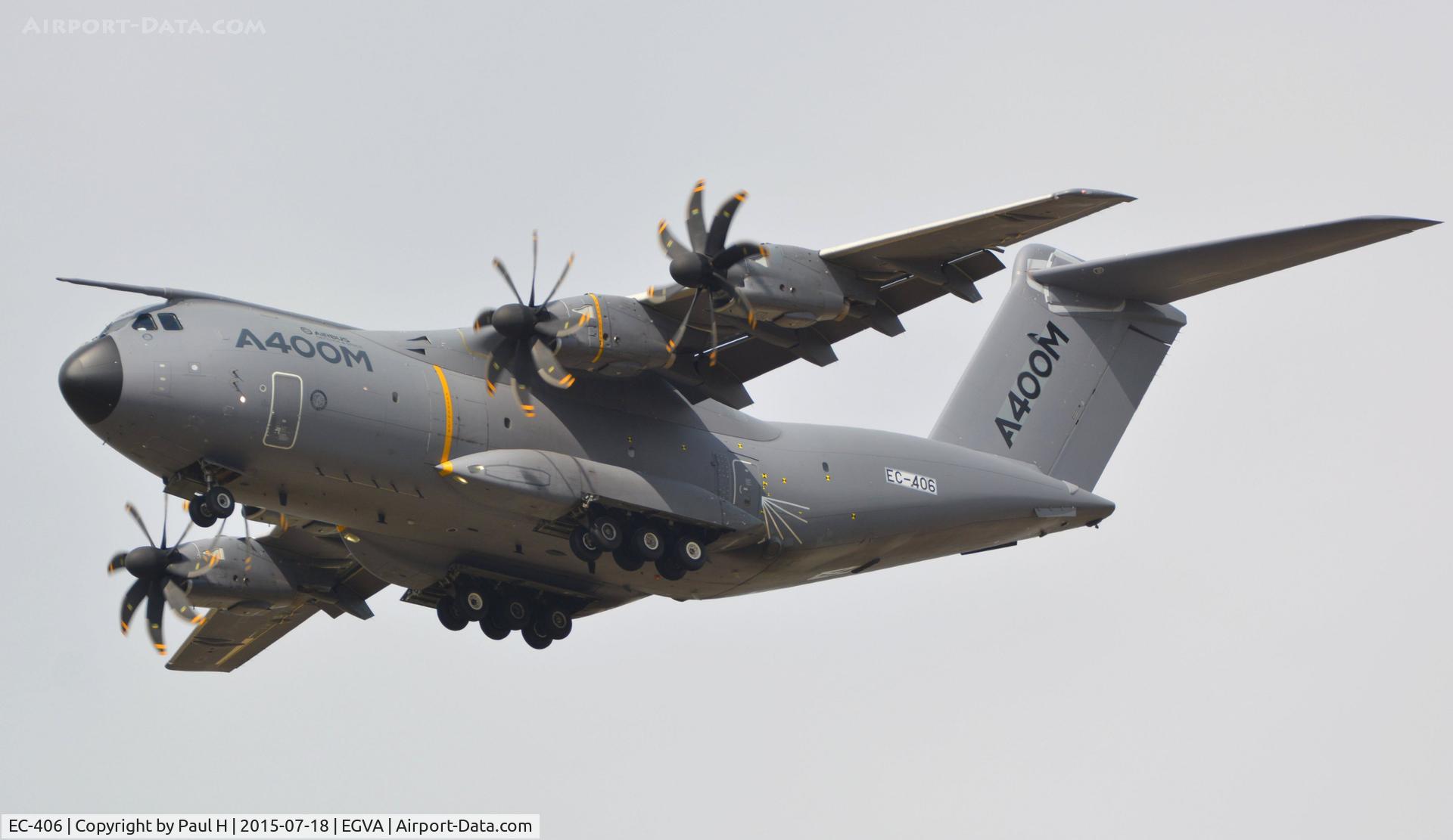 EC-406, 2011 Airbus A400M-180 Atlas C/N 006, At RIAT 2015