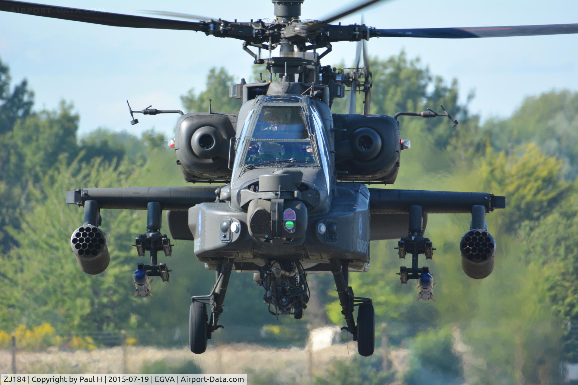 ZJ184, Westland Apache AH.1 C/N DU019/WAH019, At RIAT 2015
