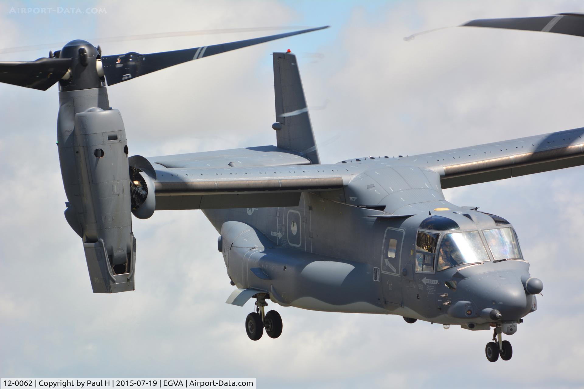 12-0062, Bell-Boeing CV-22B Osprey C/N D1043, At RIAT 2015