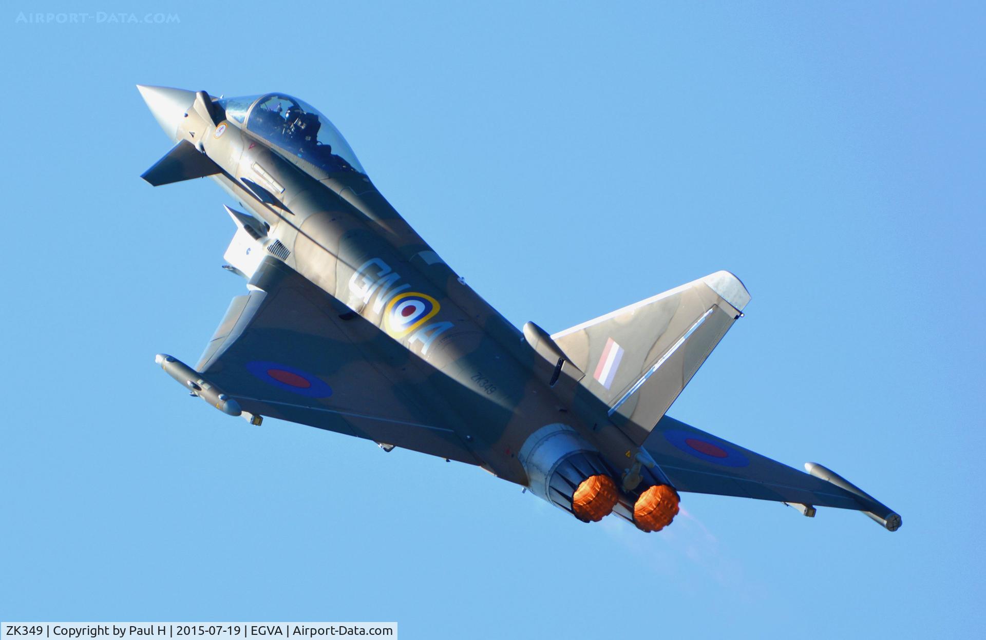 ZK349, Eurofighter EF-2000 Typhoon FGR.4 C/N BS110/399, At RIAT 2015