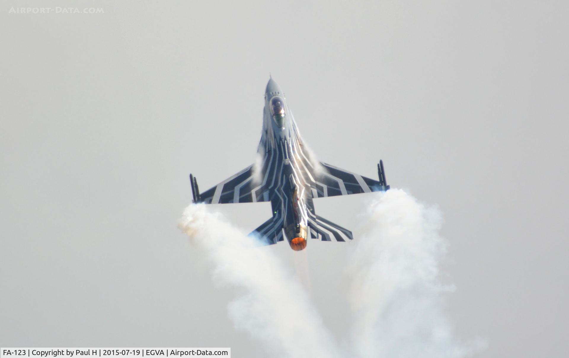 FA-123, SABCA F-16AM Fighting Falcon C/N 6H-123, At RIAT 2015