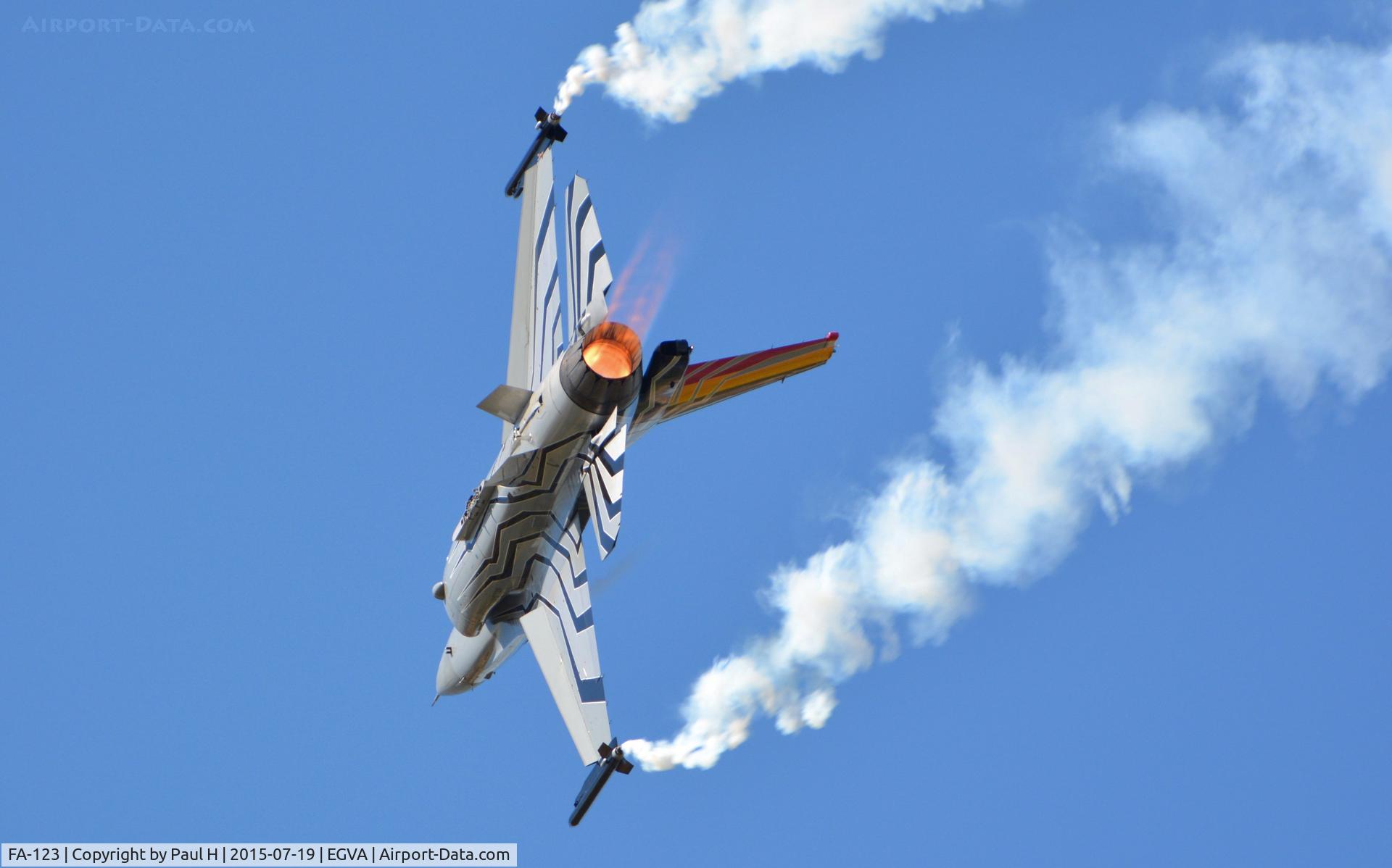 FA-123, SABCA F-16AM Fighting Falcon C/N 6H-123, At RIAT 2015