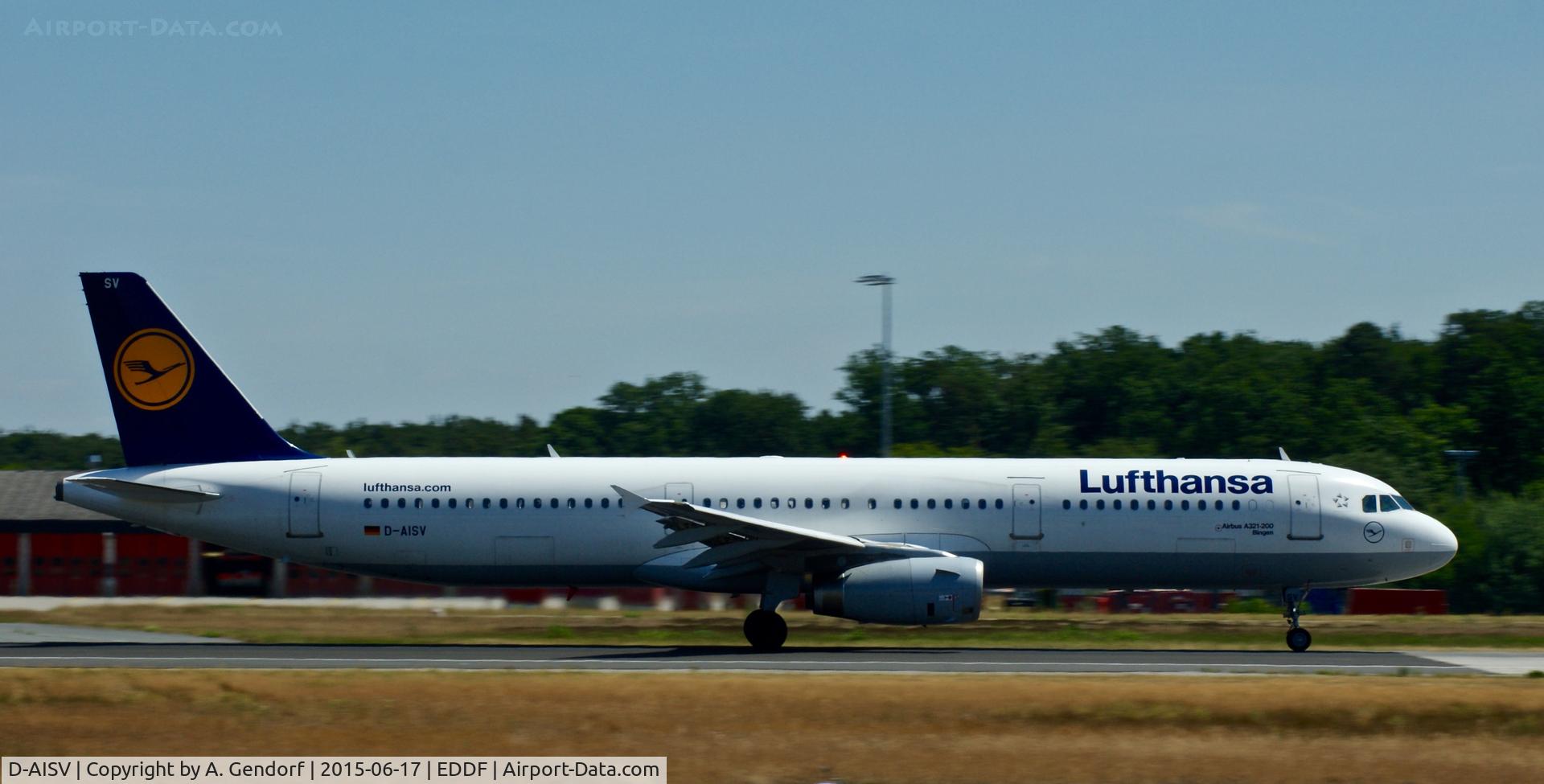 D-AISV, 2009 Airbus A321-231 C/N 4050, Lufthansa, seen here at Frankfurt Rhein/Main Int'l(EDDF)