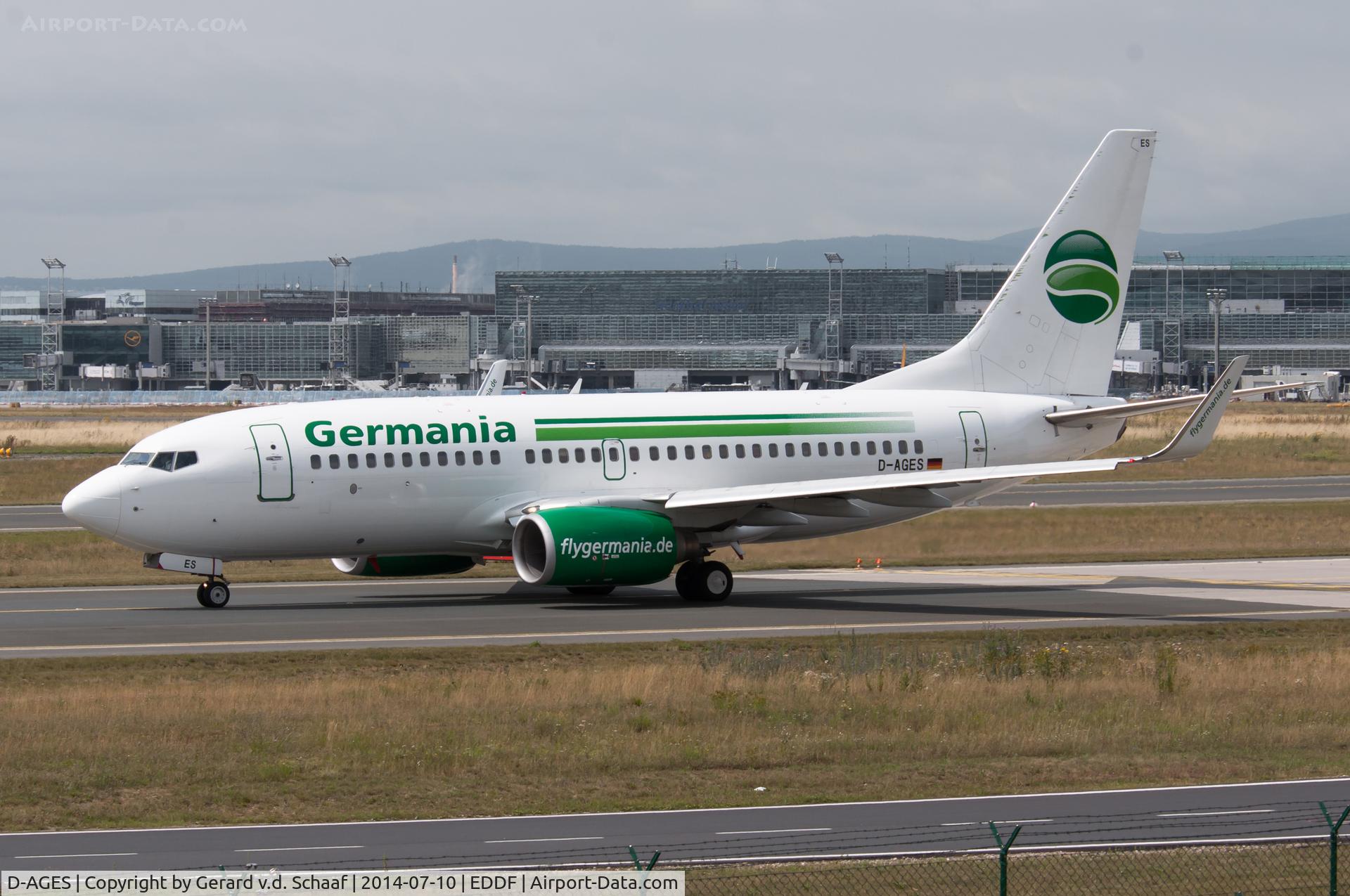 D-AGES, 1998 Boeing 737-75B C/N 28108, Frankfurt, July 2014