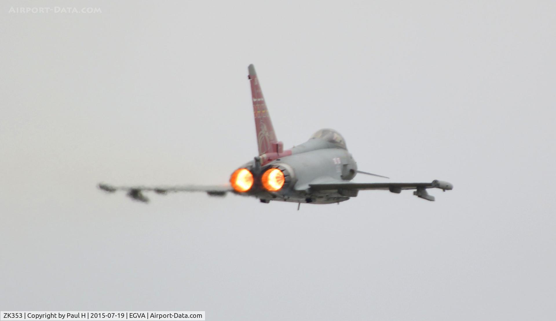 ZK353, 2013 Eurofighter EF-2000 Typhoon FGR4 C/N BS114/411, At RIAT 2015