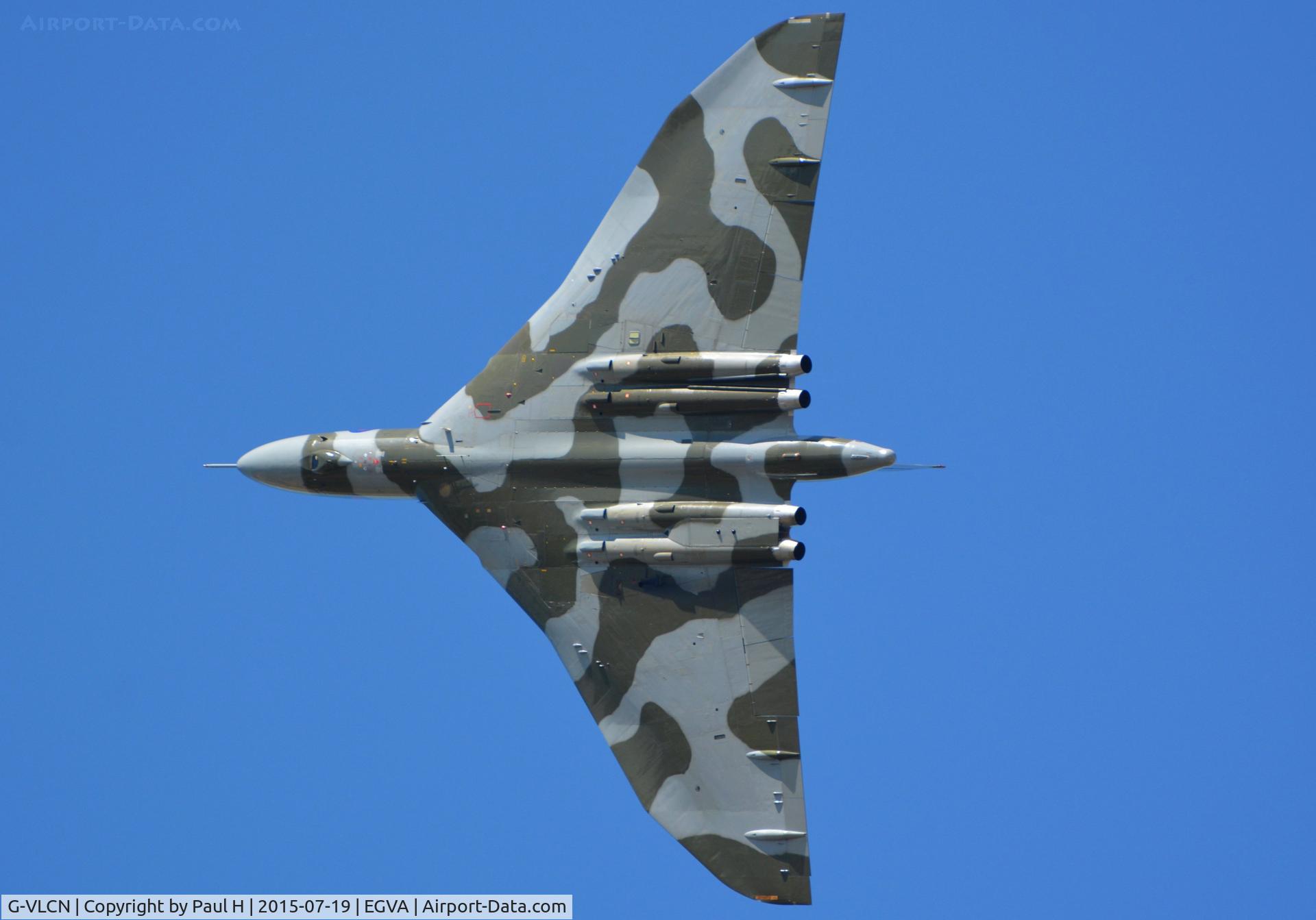 G-VLCN, 1960 Avro Vulcan B.2 C/N Set 12, XH558 RAF Vulcan performing at RIAT 2015