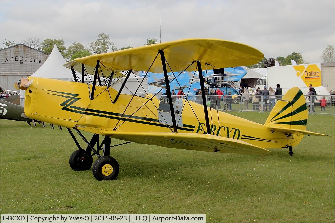 F-BCXD, 1946 Stampe and Vertongen SV-4A C/N 438, Stampe-Vertongen SV-4A, Static display, La Ferté-Alais Airfield (LFFQ) Air show 2015