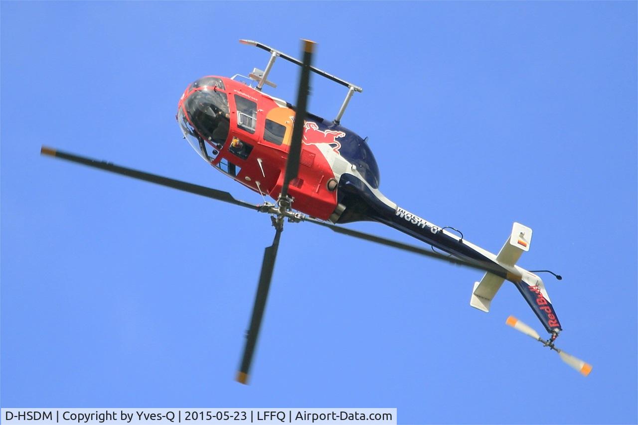 D-HSDM, MBB Bo-105CB C/N S-126, MBB Bo-105CB, On display, La Ferté-Alais airfield (LFFQ) Airshow 2015