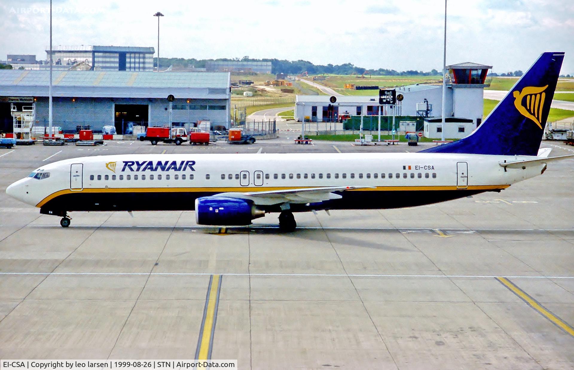 EI-CSA, 1999 Boeing 737-8AS C/N 29916, Stansted 26.8.99