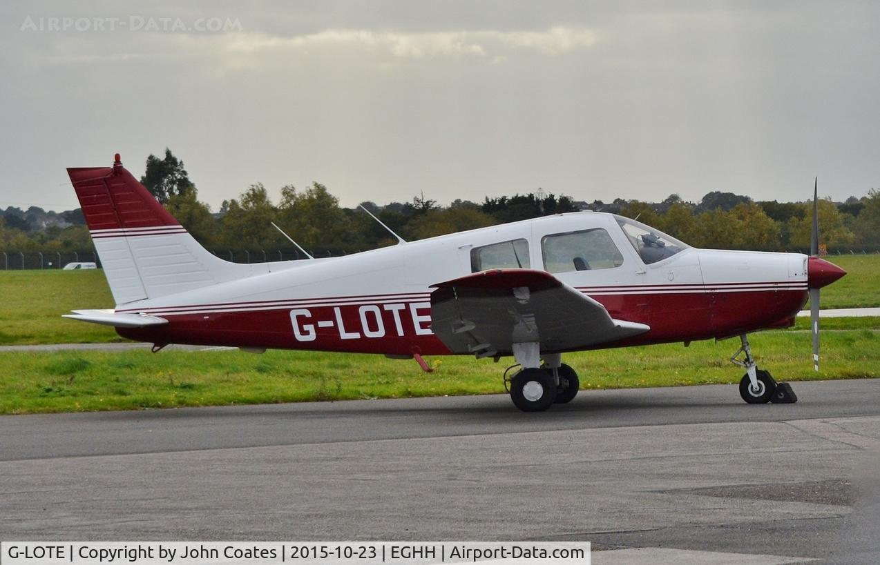 G-LOTE, 1989 Piper PA-28-161 Cadet C/N 2841089, ex SE-KIB