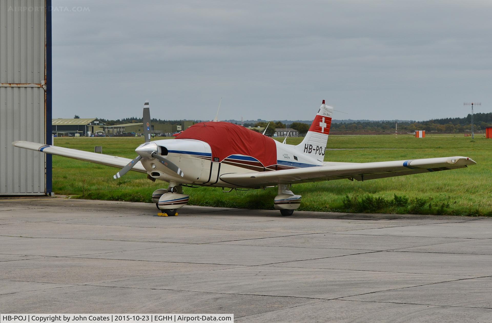 HB-POJ, 1984 Piper PA-28-236 Dakota Dakota C/N 28-8411030, Visitor at Pilatus Centre