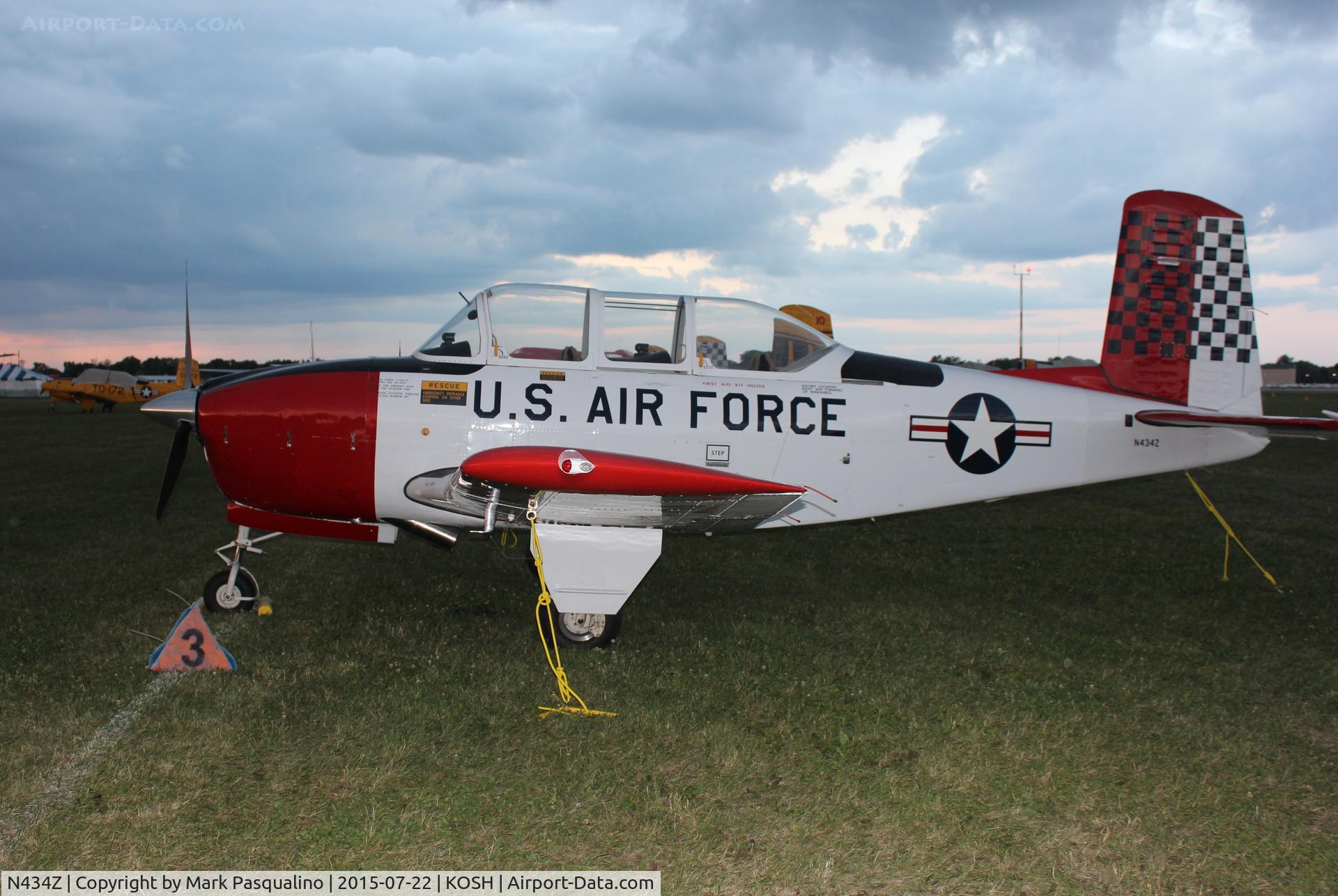 N434Z, 1954 Beech T-34A Mentor C/N G-93, Beech T-34A