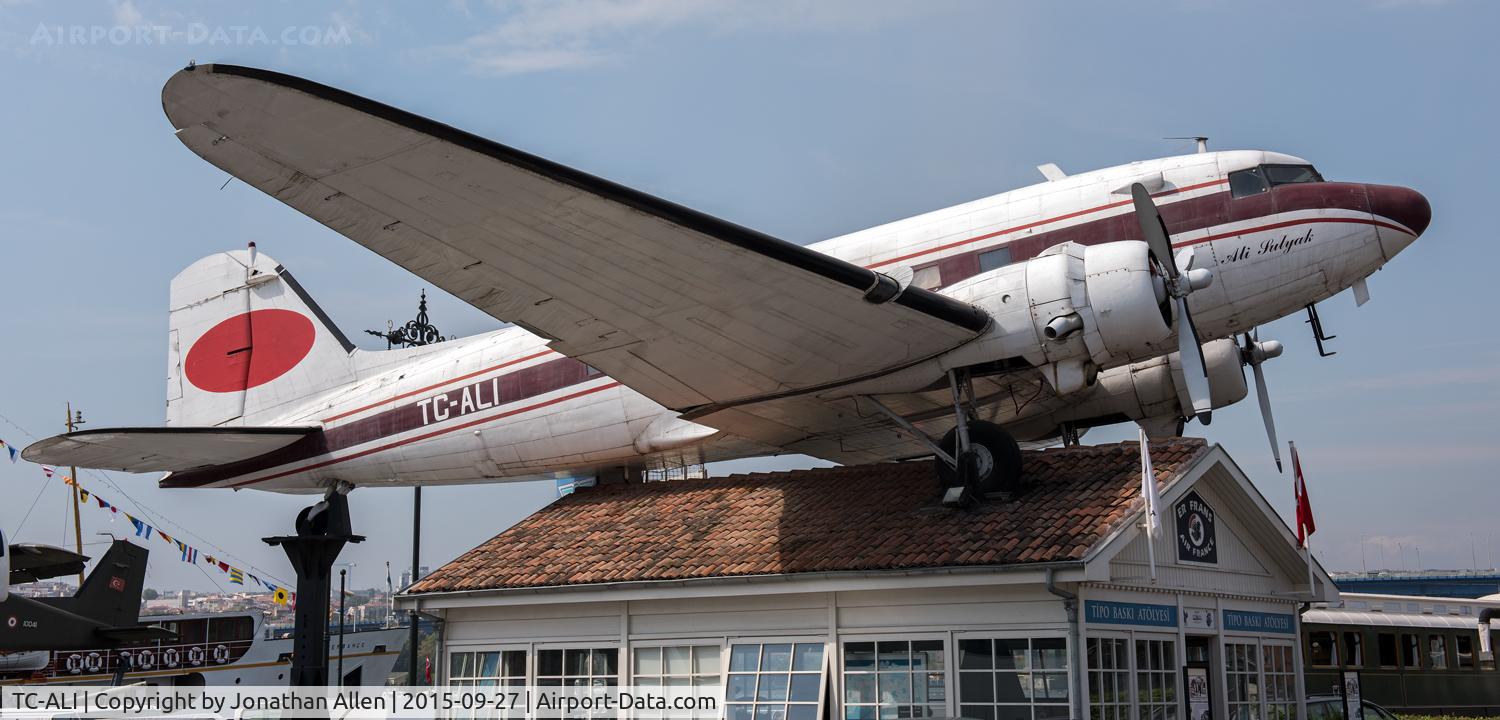 TC-ALI, 1943 Douglas C-47A Skytrain C/N 12830, On display at the Rahmi M Koc Museum, Haskoy, Istanbul.