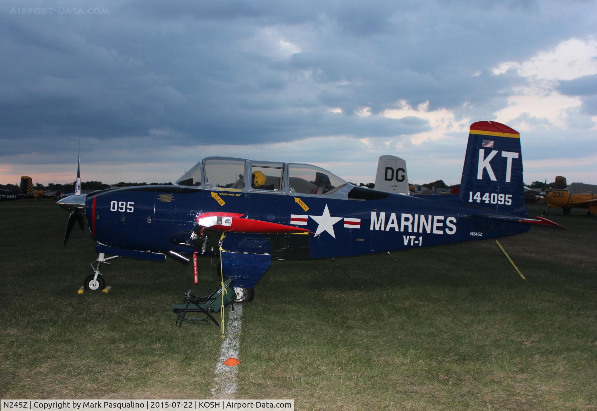 N245Z, 1957 Beech T-34B C/N 144095, Beech T-34B