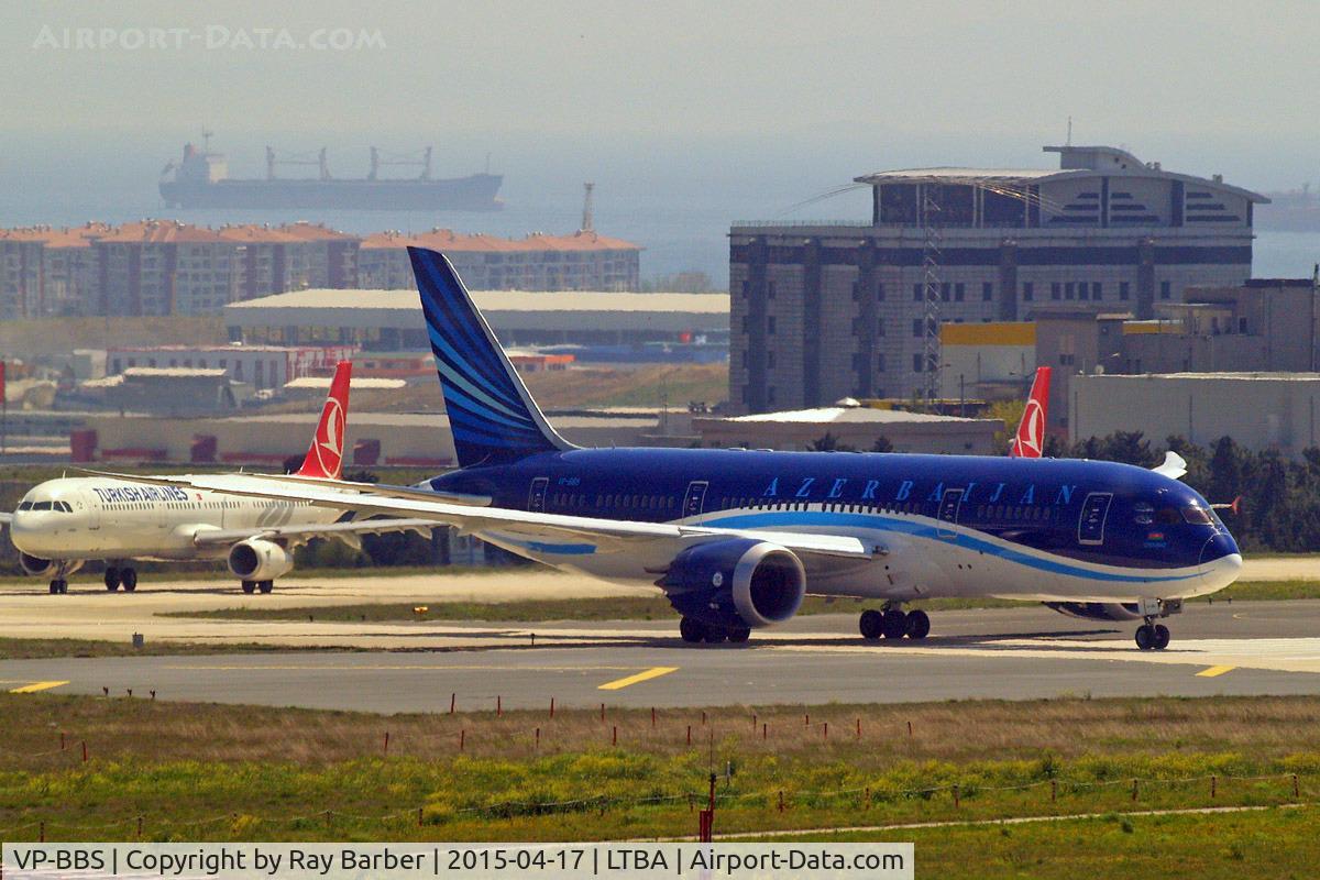 VP-BBS, 2014 Boeing 787-8 Dreamliner C/N 37921, Boeing 787-8 Dreamliner [37921] (Azerbaijan Airlines) Istanbul-Ataturk~TC 17/04/2015