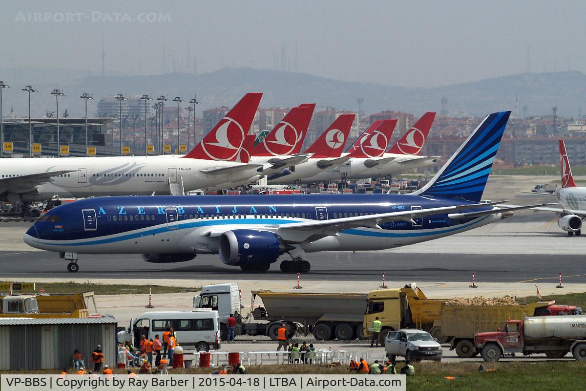 VP-BBS, 2014 Boeing 787-8 Dreamliner C/N 37921, Boeing 787-8 Dreamliner [37921] (Azerbaijan Airlines) Istanbul-Ataturk~TC 18/04/2015