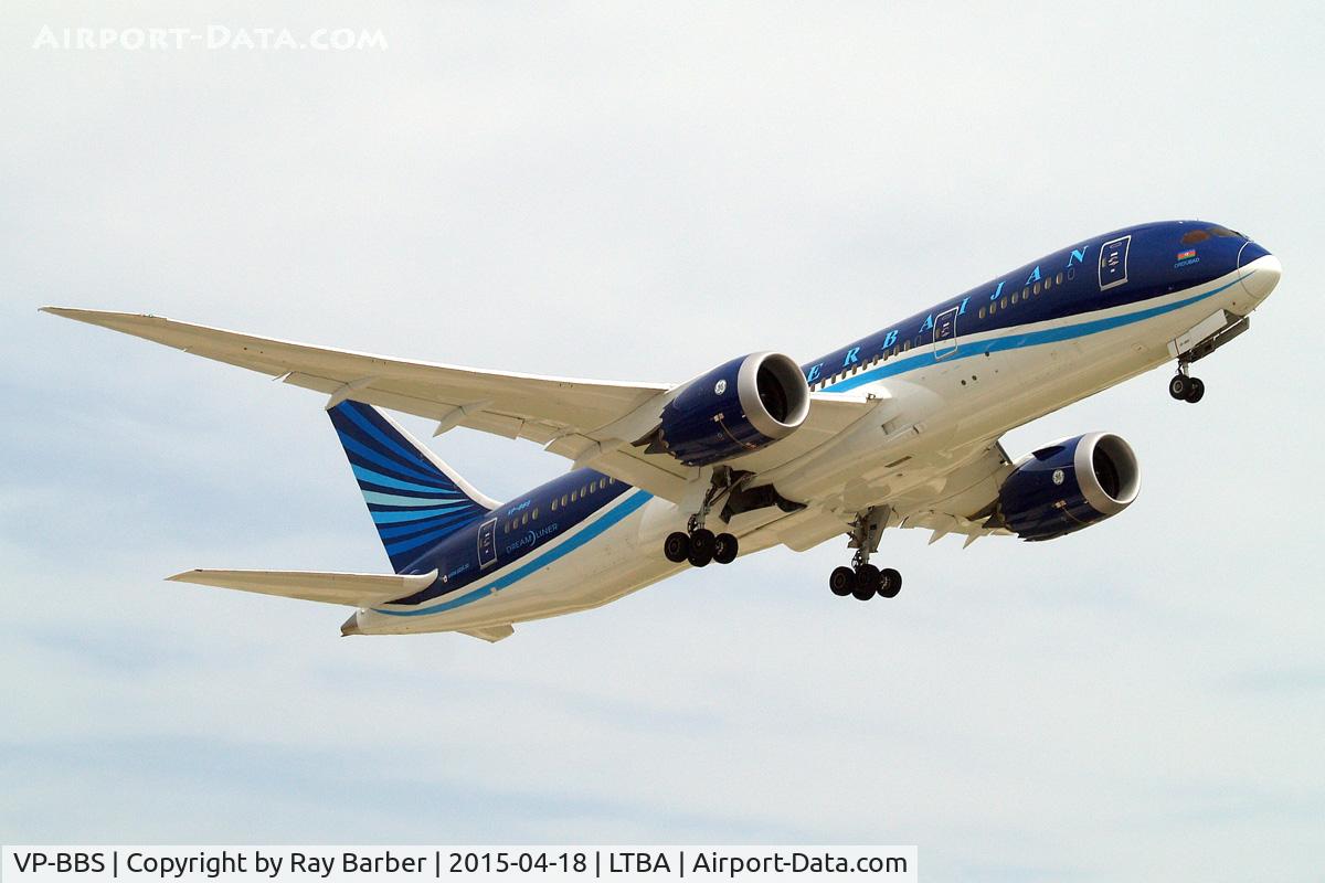 VP-BBS, 2014 Boeing 787-8 Dreamliner C/N 37921, Boeing 787-8 Dreamliner [37921] (Azerbaijan Airlines) Istanbul-Ataturk~TC 18/04/2015