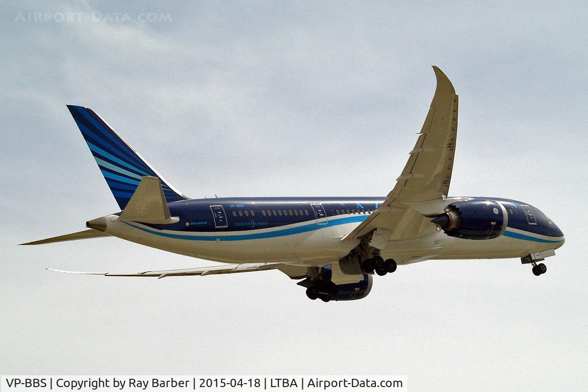VP-BBS, 2014 Boeing 787-8 Dreamliner C/N 37921, Boeing 787-8 Dreamliner [37921] (Azerbaijan Airlines) Istanbul-Ataturk~TC 18/04/2015