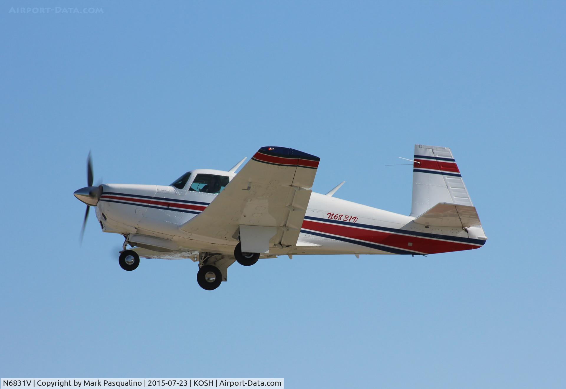 N6831V, 1975 Mooney M20C Ranger C/N 20-1161, Mooney M20C