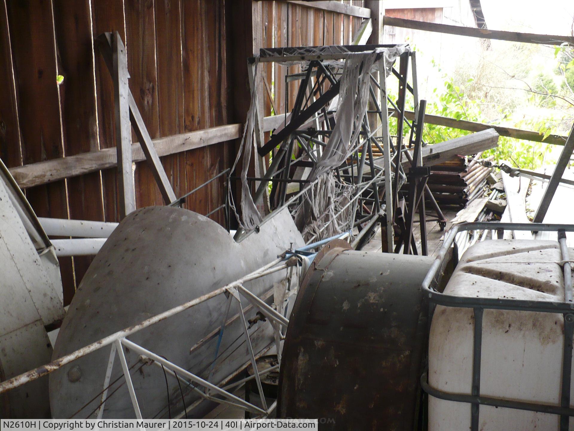 N2610H, 1976 Schweizer SGS 2-33A C/N 430, Remains of a classic Schweizer 2-33A