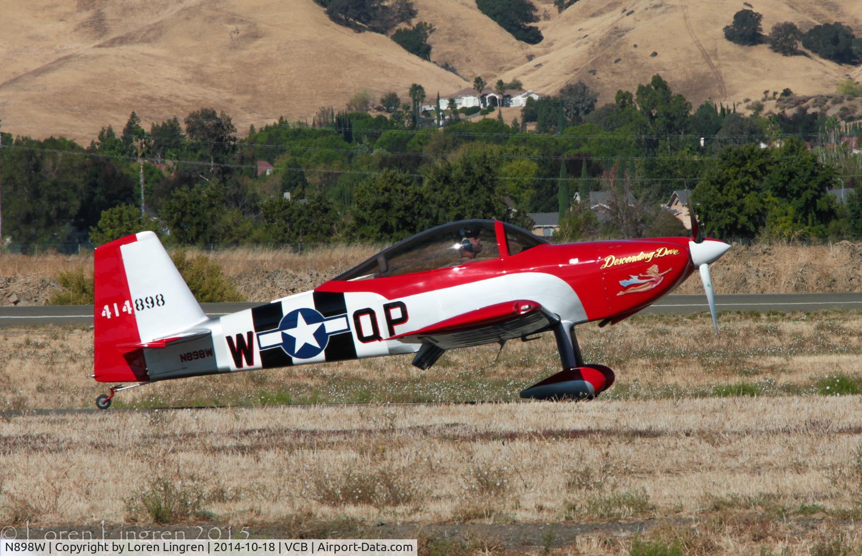 N898W, 2007 Vans RV-8 C/N 80792, Photo taken at the Nut Tree Airport Oct. 18, 2014