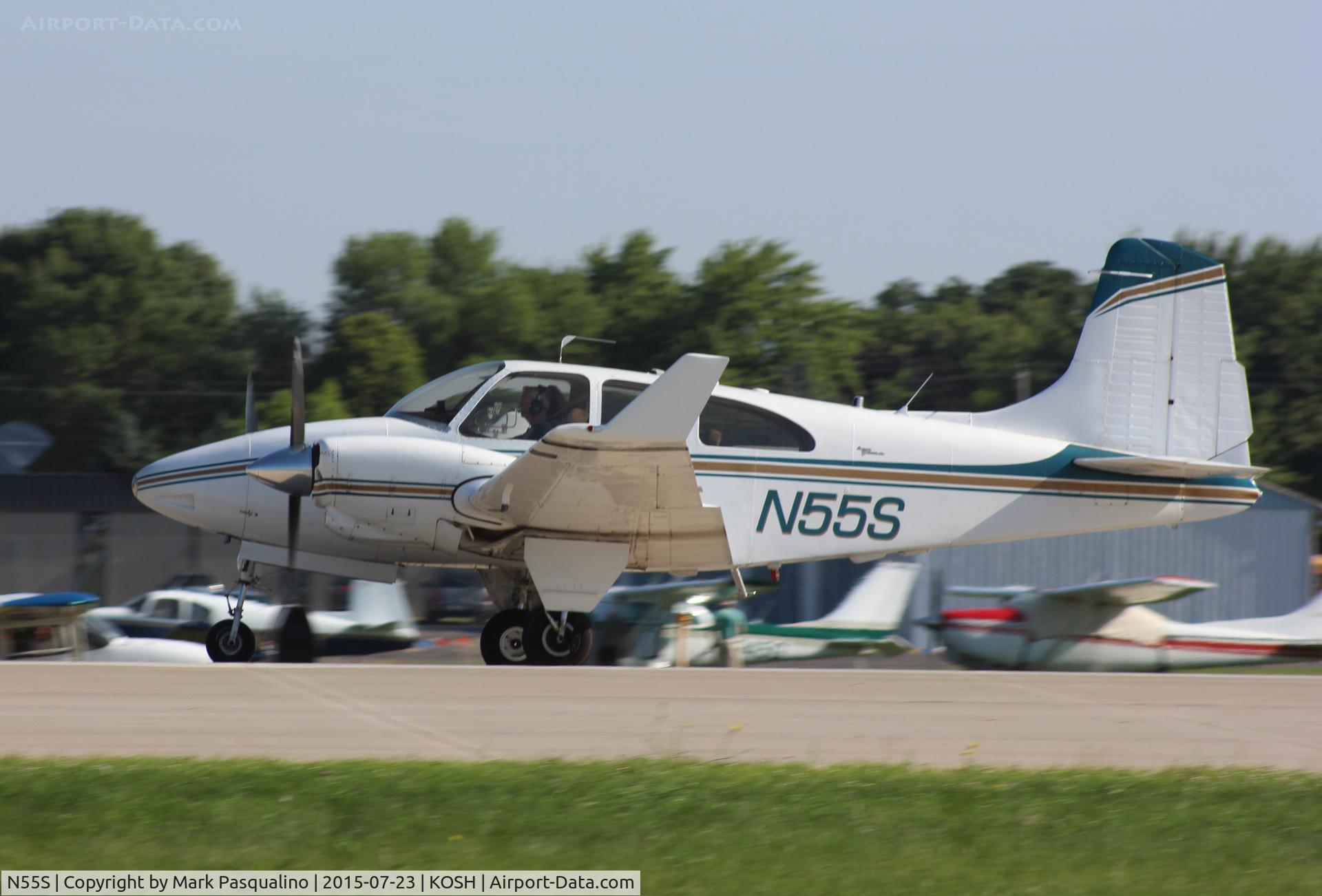 N55S, 1965 Beech D95A Travel Air C/N TD-631, Beech D95A