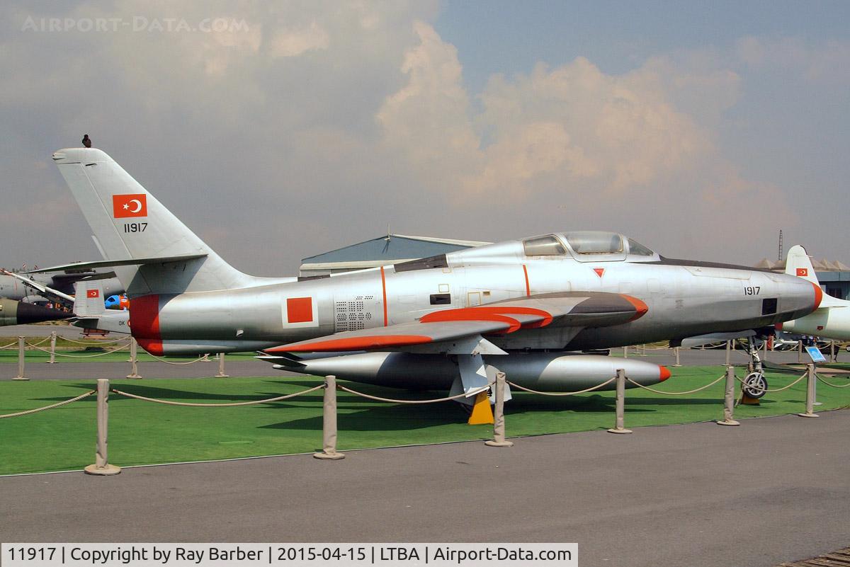 11917, 1951 Republic RF-84F-10-RE Thunderflash C/N Not found (51-1917), Republic RF-84F Thunderflash [51-1917] (Turkish Air Force) Istanbul-Ataturk~TC 15/04/2015