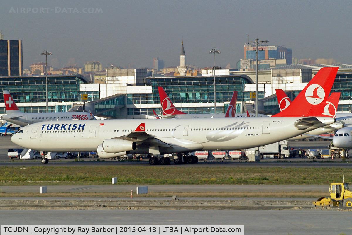 TC-JDN, 1997 Airbus A340-313X C/N 180, Airbus A340-313X [180] (THY Turkish Airlines) Istanbul-Ataturk~TC 18/04/2015