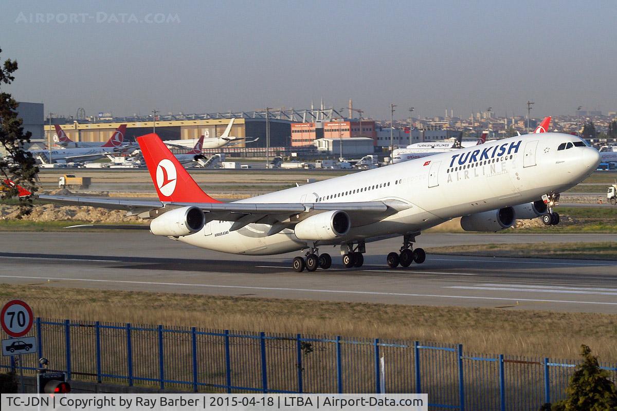 TC-JDN, 1997 Airbus A340-313X C/N 180, Airbus A340-313X [180] (THY Turkish Airlines) Istanbul-Ataturk~TC 18/04/2015