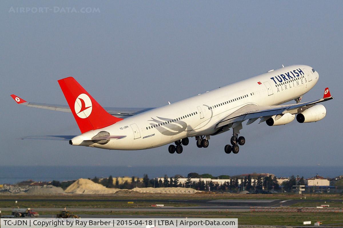 TC-JDN, 1997 Airbus A340-313X C/N 180, Airbus A340-313X [180] (THY Turkish Airlines) Istanbul-Ataturk~TC 18/04/2015
