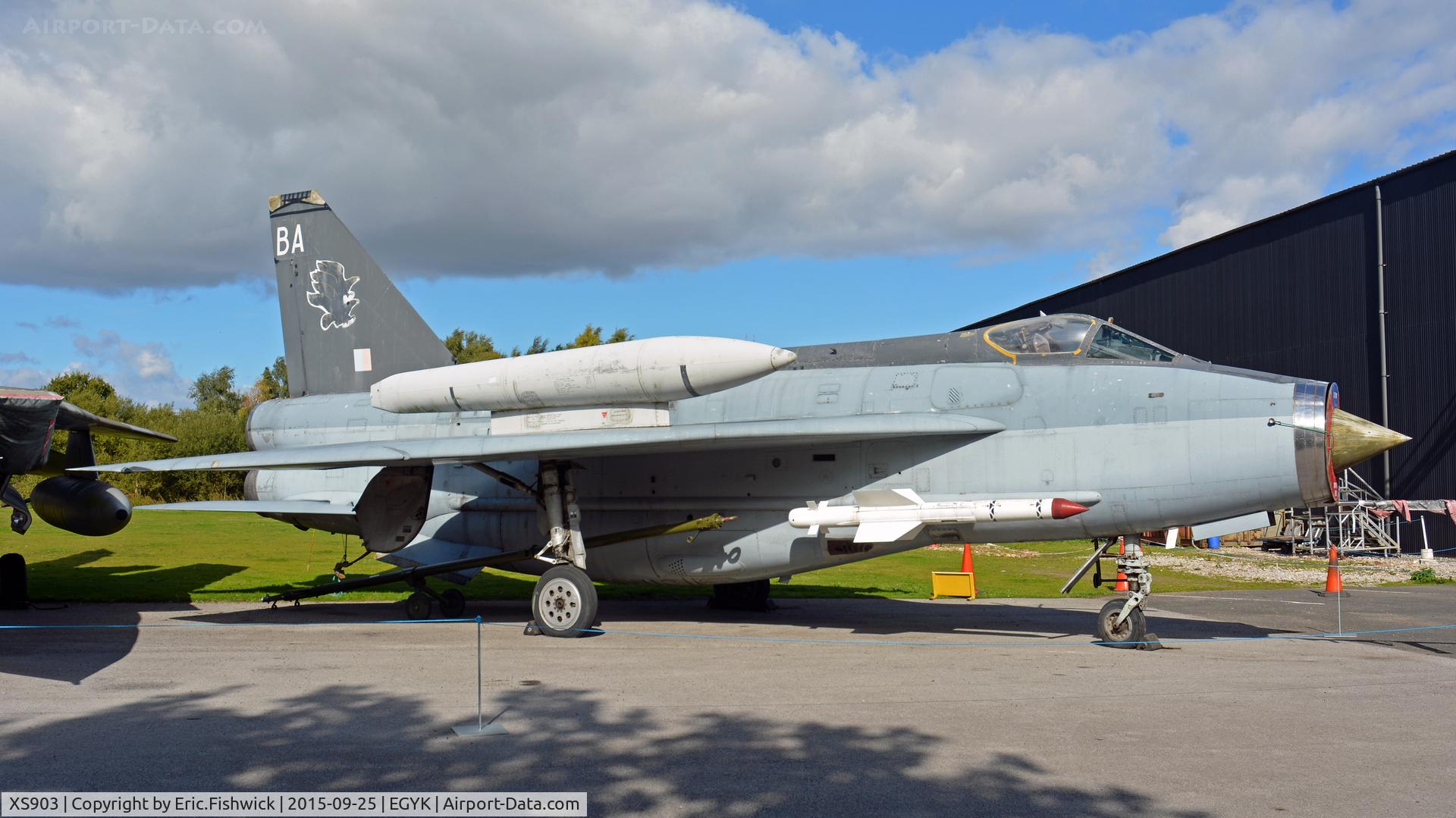 XS903, English Electric Lightning F.6 C/N 95249, 2. XS903 at Yorkshire Air Museum.