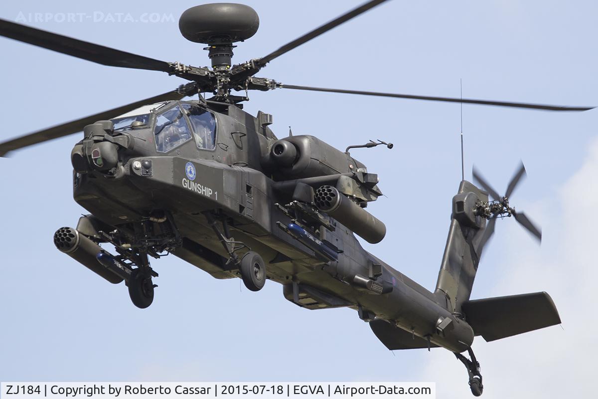 ZJ184, Westland Apache AH.1 C/N DU019/WAH019, RIAT15