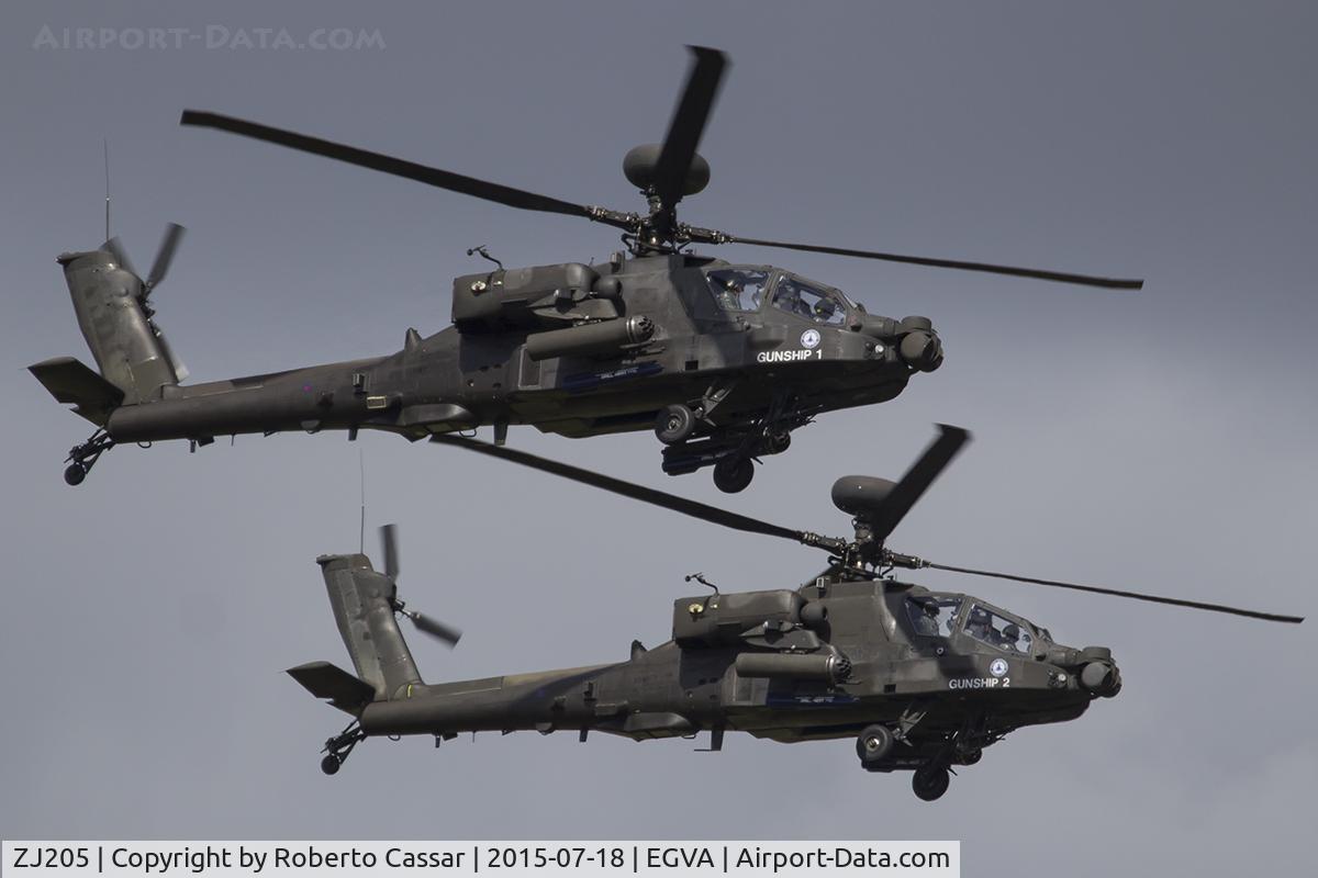 ZJ205, Westland Apache AH.1 C/N DU039/WAH039, RIAT15