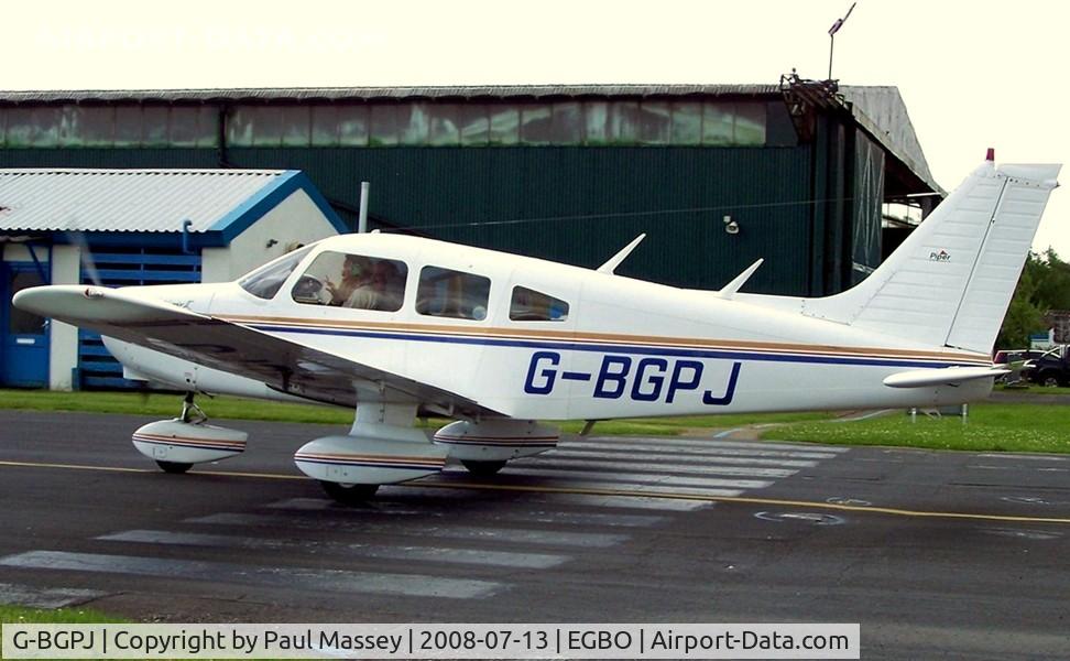 G-BGPJ, 1979 Piper PA-28-161 Cherokee Warrior II C/N 28-7916288, Visitor to Halfpenny Green. EX:-N9602N
