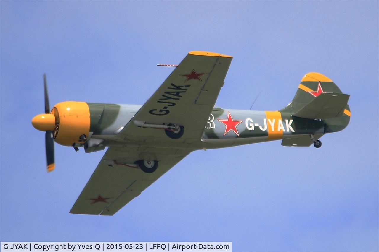 G-JYAK, 1985 Yakovlev Yak-50 C/N 853001, Yakovlev Yak-50, On display, La Ferté-Alais airfield (LFFQ) Airshow 2015