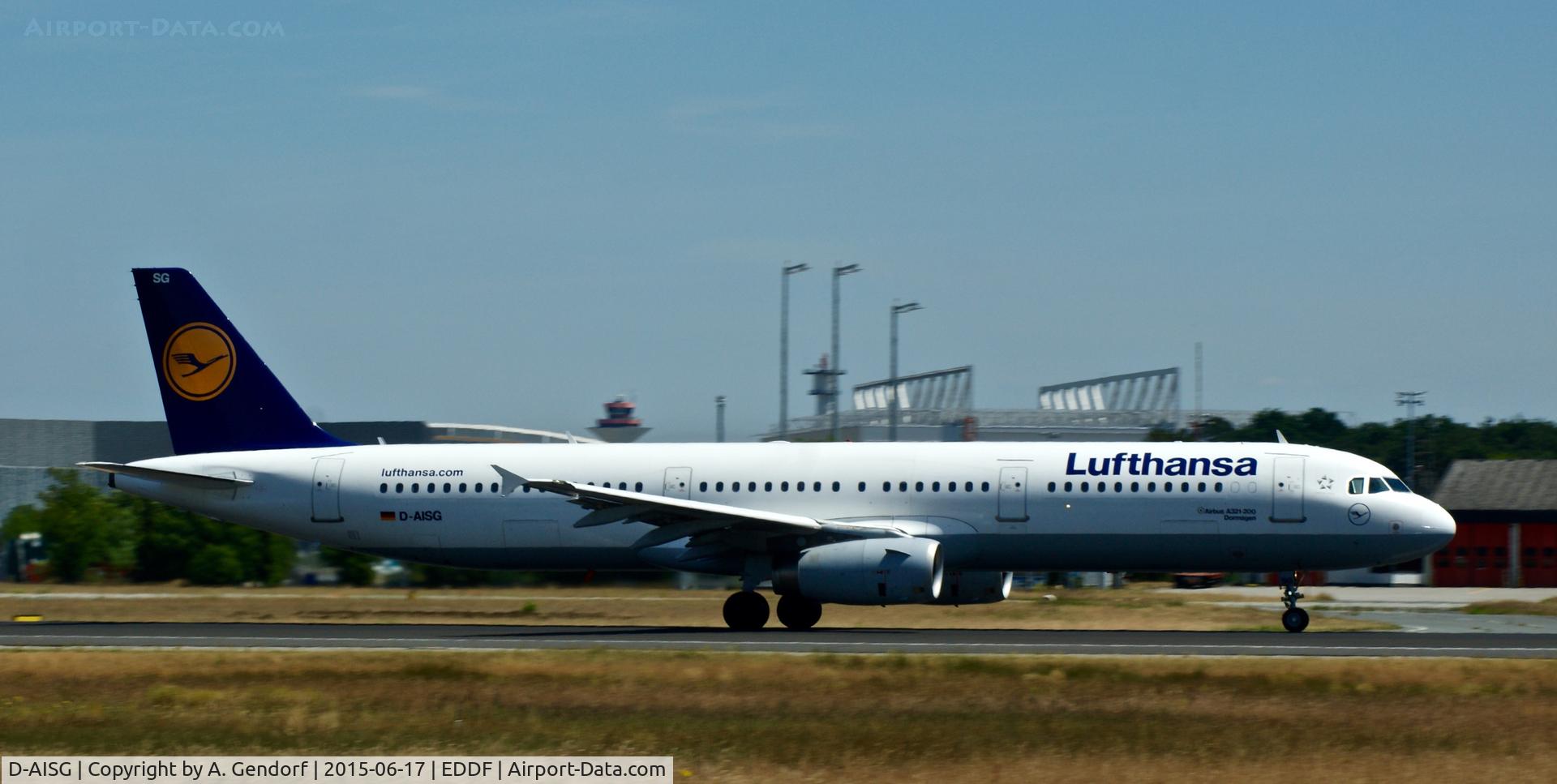 D-AISG, 2000 Airbus A321-231 C/N 1273, Lufthansa, here on RWY18 at Frankfurt Rhein/Main(EDDF)