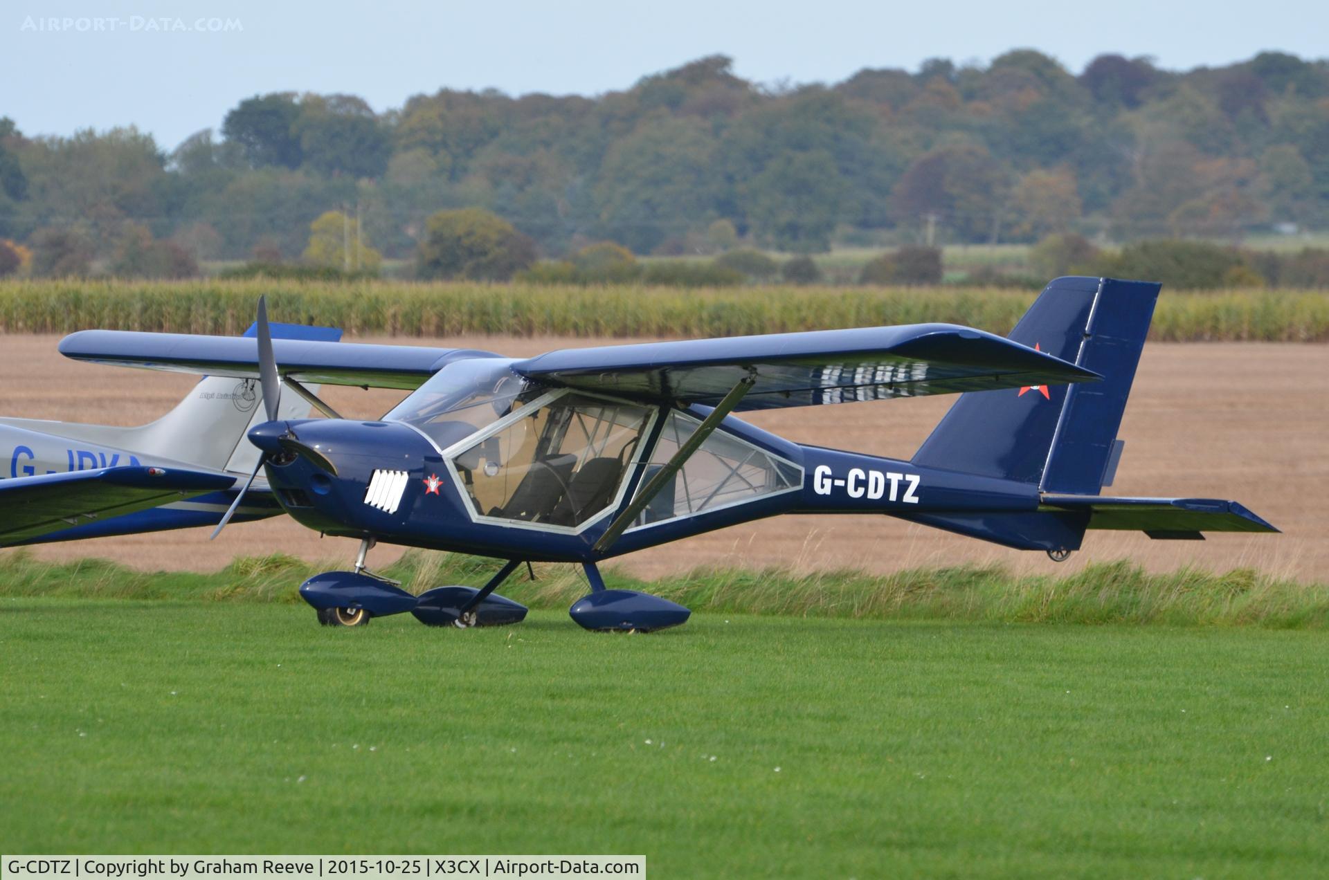 G-CDTZ, 2006 Aeroprakt A-22 Foxbat C/N PFA 317-14433, Parked at Northrepps.