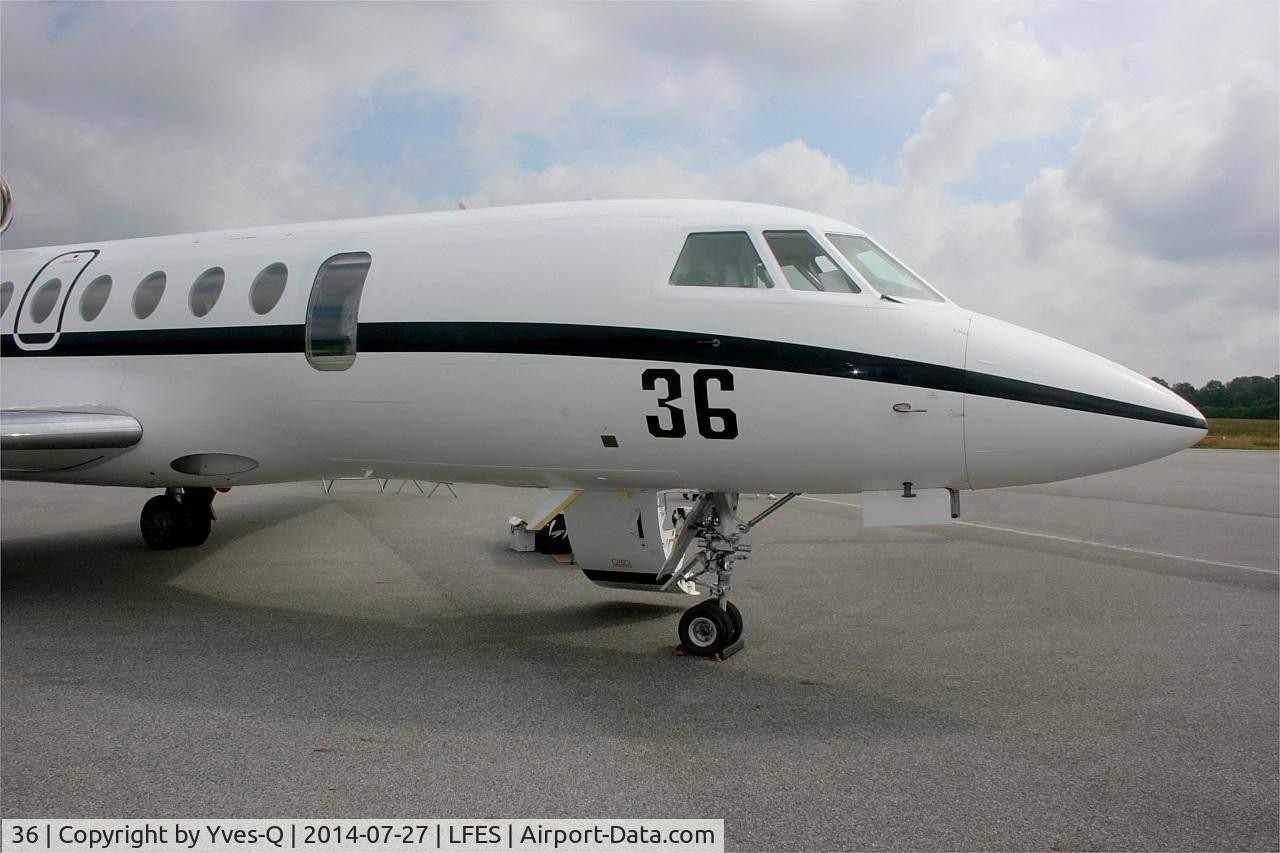 36, 1980 Dassault Falcon 50 C/N 36, French naval aviation Dassault Falcon 50, Static display, Guiscriff airfield (LFES) open day 2014